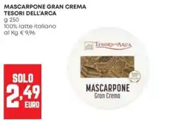 Panorama Mascarpone Gran Crema Tesori dell'Arca offerta
