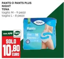 Panorama Tena Pants O Pants Plus Night offerta