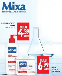 Panorama Crema corpo Mixa offerta