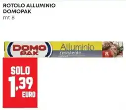 Panorama Rotolo alluminio Domopak offerta