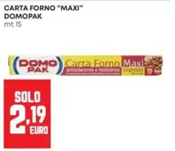 Panorama Carta Forno Maxi Domopak offerta