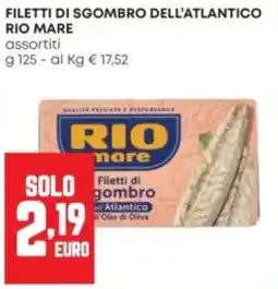 Panorama Filetti di sgombro dell'Atlantico Rio Mare offerta