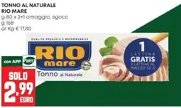 Panorama Tonno al Naturale Rio Mare offerta