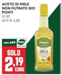 Panorama Aceto di mele non filtrato bio Ponti offerta