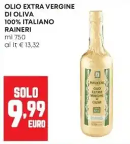 Panorama Olio extra vergine di oliva Raineri offerta