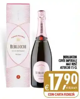 Deco Iperstore Berlucchi Cuvée Imperiale Max Rosé offerta