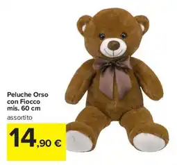Carrefour Market Peluche Orso con Fiocco offerta