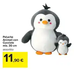 Carrefour Market Peluche Animali con Cucciolo offerta
