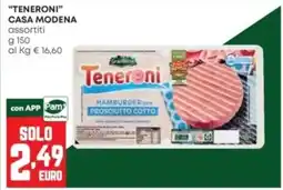 Panorama Teneroni Hamburger con Prosciutto Cotto offerta