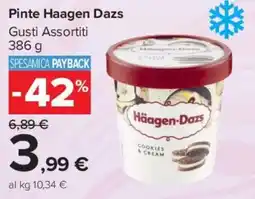 Carrefour Market Pinte Haagen Dazs offerta