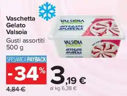 Carrefour Market Vaschetta Gelato Valsoia offerta