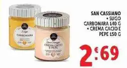 Deco Supermercati San Cassiano sugo carbonara offerta