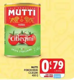 Deco Supermercati Mutti pomodorini ciliegini offerta