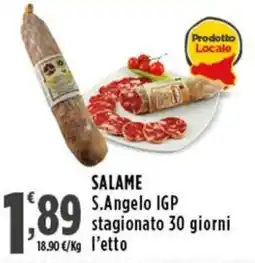 Rossotono Carrefour Salame S.Angelo IGP offerta