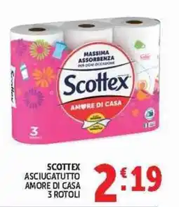 Deco Superstore Scottex asciugatutto amore di casa offerta