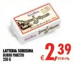 Deco Iperstore Burro panetto Latteria Soresina offerta