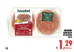 Deco Iperstore Amadori hamburger di tacchino offerta