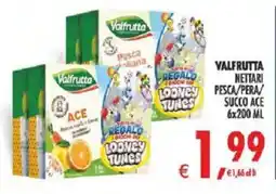 Deco Iperstore Valfrutta nettari pesca/pera/succo ace offerta