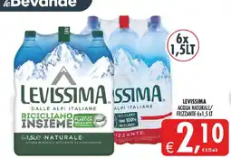 Deco Iperstore Levissima acqua naturale offerta