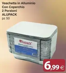 Docks Cash&Carry Vaschetta in Alluminio Con Coperchio ALUPACK offerta