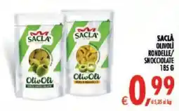 Deco Iperstore Sacla olivoli rondelle/snocciolate offerta