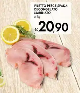 Bennet Filetto pesce spada decongelato marinato offerta