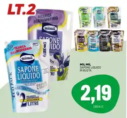 Emporio Amato Mil Mil sapone liquido in busta offerta