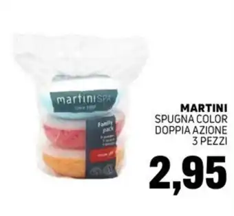 Martini spugna color doppia azione
