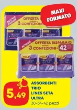 Panorama TiBi Assorbenti Trio Lines Seta Ultra offerta