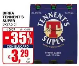 Il Gigante Birra Tennent's Super offerta