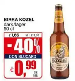 Il Gigante Birra Kozel offerta