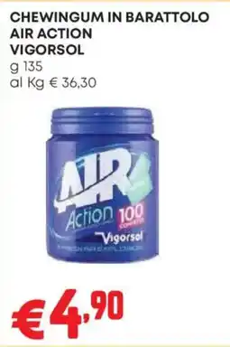 Pam Chewingum in barattolo air action vigorsol offerta
