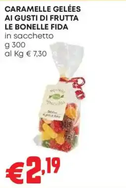 Pam Caramelle gelées ai gusti di frutta Le Bonelle Fida offerta