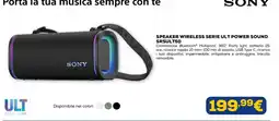 Euronics Speaker wireless serie ult power sound offerta
