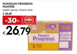 Bennet Pannolini Progressi Pampers offerta
