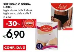 Bennet Slip uomo o donna Liabel offerta