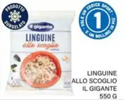 Il Gigante Linguine allo scoglio il gigante offerta