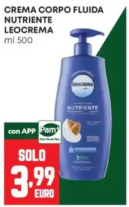Pam Crema corpo fluida nutriente Leocrema offerta
