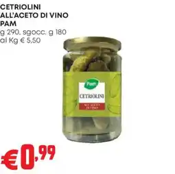 Pam Cetriolini Pam offerta