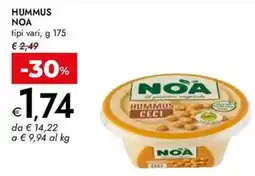 Bennet Hummus Ceci Noa offerta