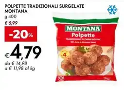 Bennet Polpette Montana offerta
