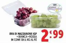 Deco Supermercati Uva di Mazzarone IGP offerta
