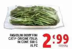 Deco Supermercati Fagiolini boby fini offerta