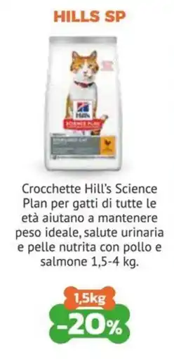 Joe Zampetti Crocchette Hill's Science Plan per gatti offerta