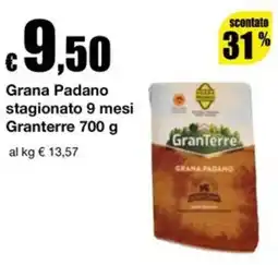 Sì con te Supermercati Grana Padano Granterre offerta