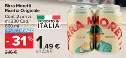 Carrefour Market Birra Moretti Ricetta Originale offerta