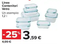 Carrefour Market Linea Contenitori Vetro offerta