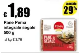 Sì con te Supermercati Pane Pema integrale segale offerta