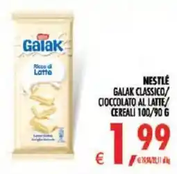 Deco Iperstore Galak classico cioccolato al latte cereali offerta