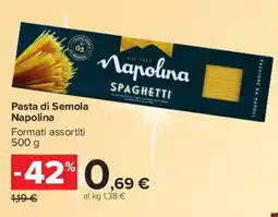 Carrefour Market Pasta di Semola Napolina offerta
